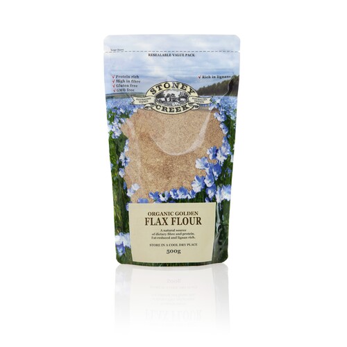 Organic Golden Flax Flour 500gm