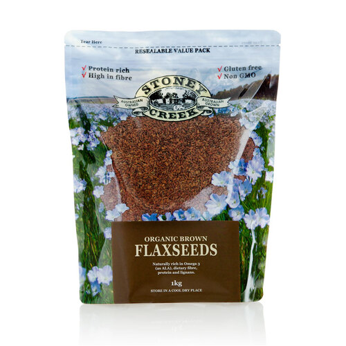 Organic Brown Flaxseeds 1kg