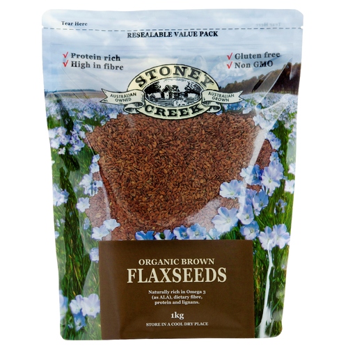 Organic Brown Flaxseeds 1kg