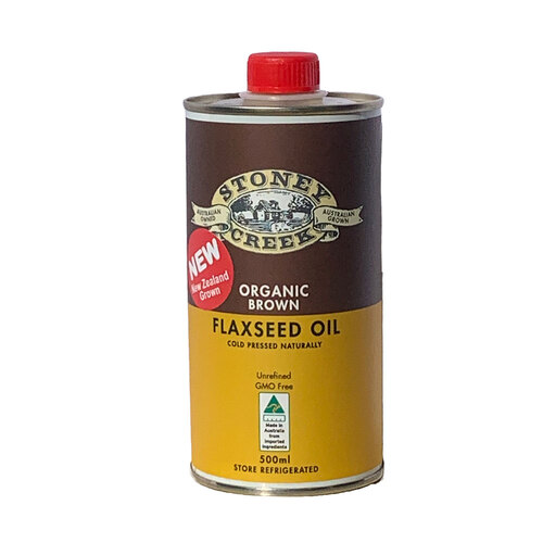 Organic Brown Flaxseed Oil 500ml