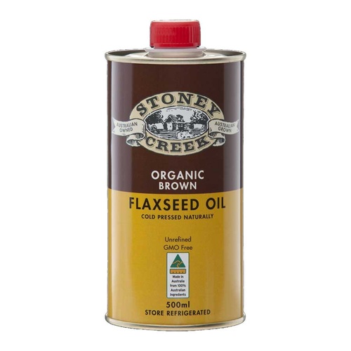Organic Brown Flaxseed Oil 500ml