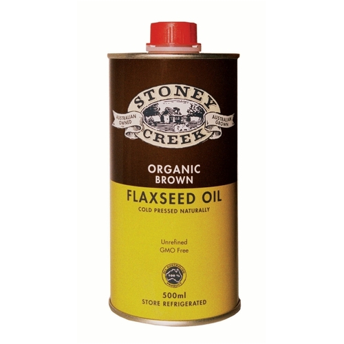 Organic Brown Flaxseed Oil 500ml