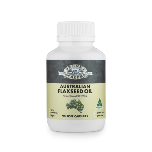 90 Bottle Vegan Soft Capsules Of Australian Flaxseed Oil