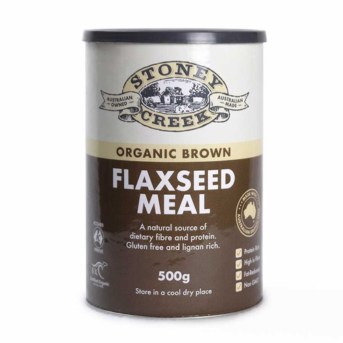 Organic Brown Flaxseed Meal 500gm