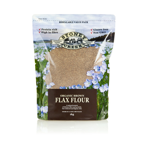 Organic Brown Flaxseed Flour 1kg