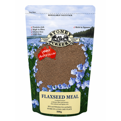Brown Flaxseed Meal 500gm Bag