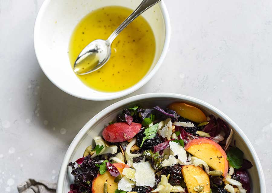 Flaxseed Oil Salad Dressing with Mustard and Honey